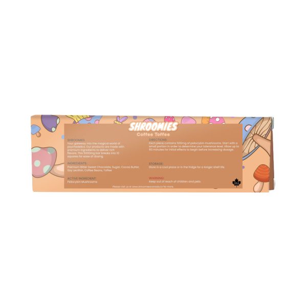 Shroomies – Coffee Toffee  3000mg (4 x 750mg Doses) - Image 3