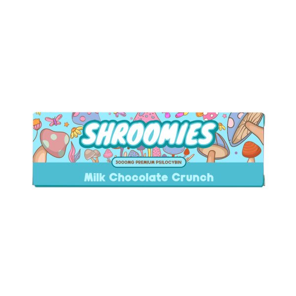 Shroomies – Milk Chocolate Crunch – 3000mg (4 x 750mg Doses) - Image 2