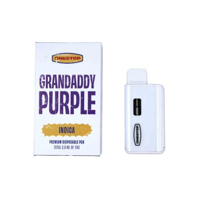 OneStop Disposable - 3 Gram Vapes - Grand Daddy Purple