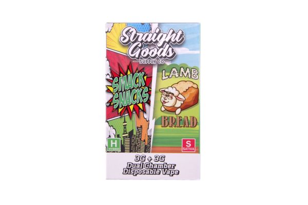 Straight Goods Supply Co. – Dual Chamber Disposable Vape (3+3 Grams) - Image 2