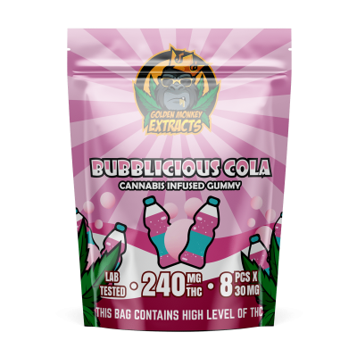 Golden Monkey Extracts – Bubbalicious Cola 240mg THC