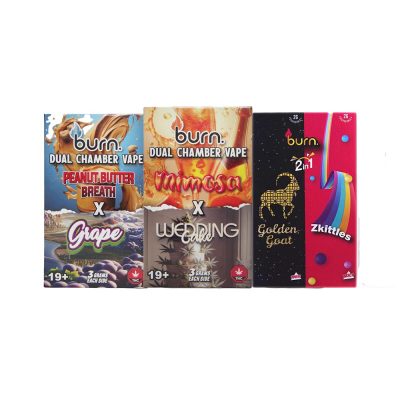 Burn - Dual Chamber Disposable Vapes (3+3)