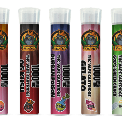 Golden Monkey Extracts - 1000MG THC 1mL Cartridge