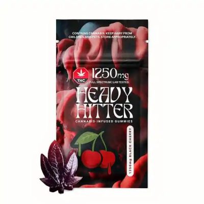 Heavy Hitter Gummy – Black Cherry 1250mg THC