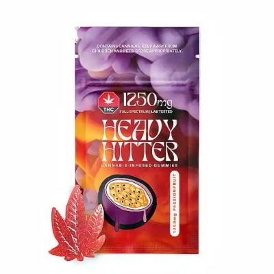 Heavy Hitter Gummy – Passion Fruit 1250mg THC