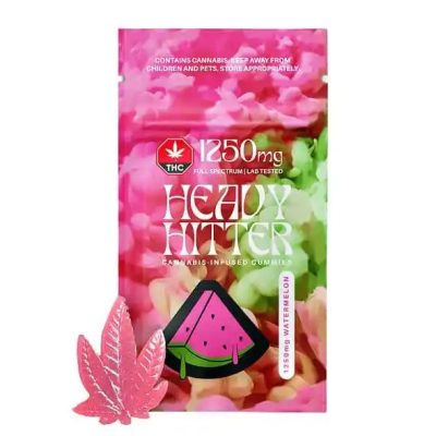 Heavy Hitter Gummy – Watermelon 1250mg THC