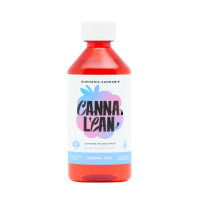 Euphoria CannaLean - Blue Raspberry Syrup 300MG THC