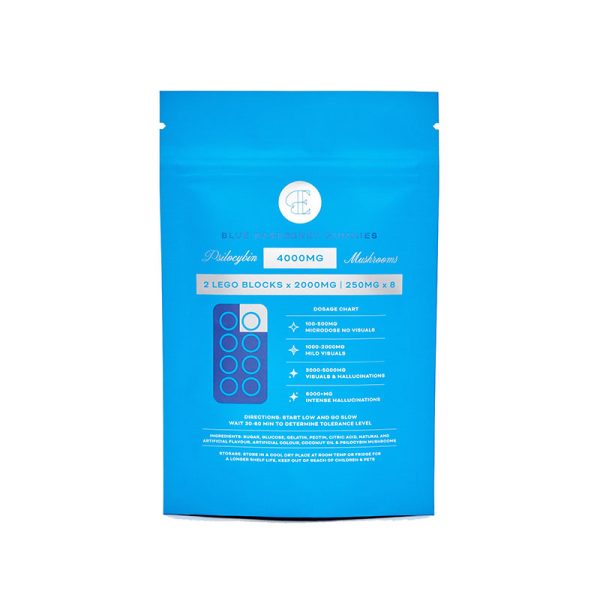 Euphoria Psychedelics – Blue Raspberry 4000mg - Image 2