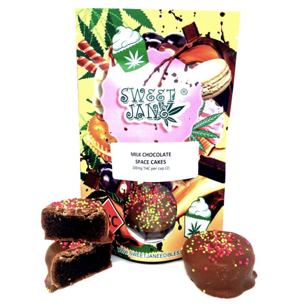 Sweet Jane - Milk Chocolate Space Cakes 200mg