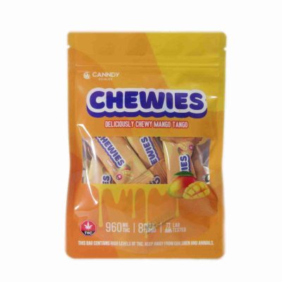 Canndy Edibles – Mango Tango Chewies 960mg THC