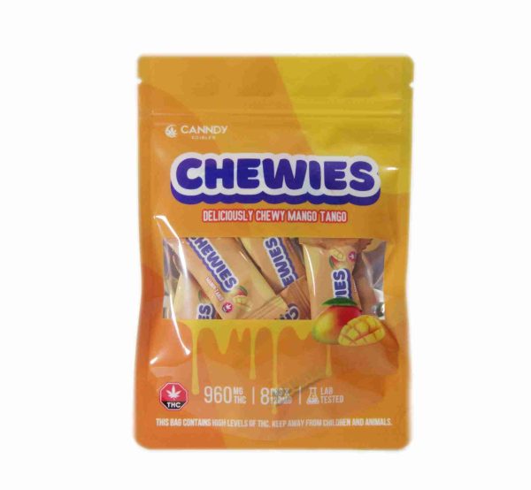 Canndy Edibles – Mango Tango Chewies 960mg THC