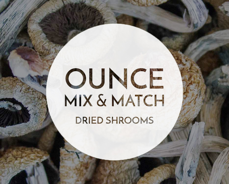 1 Ounce Mix and Match Dried Shrooms