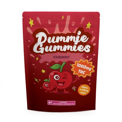 Dummie Gummies – Cherry 1000mg THC Gummies